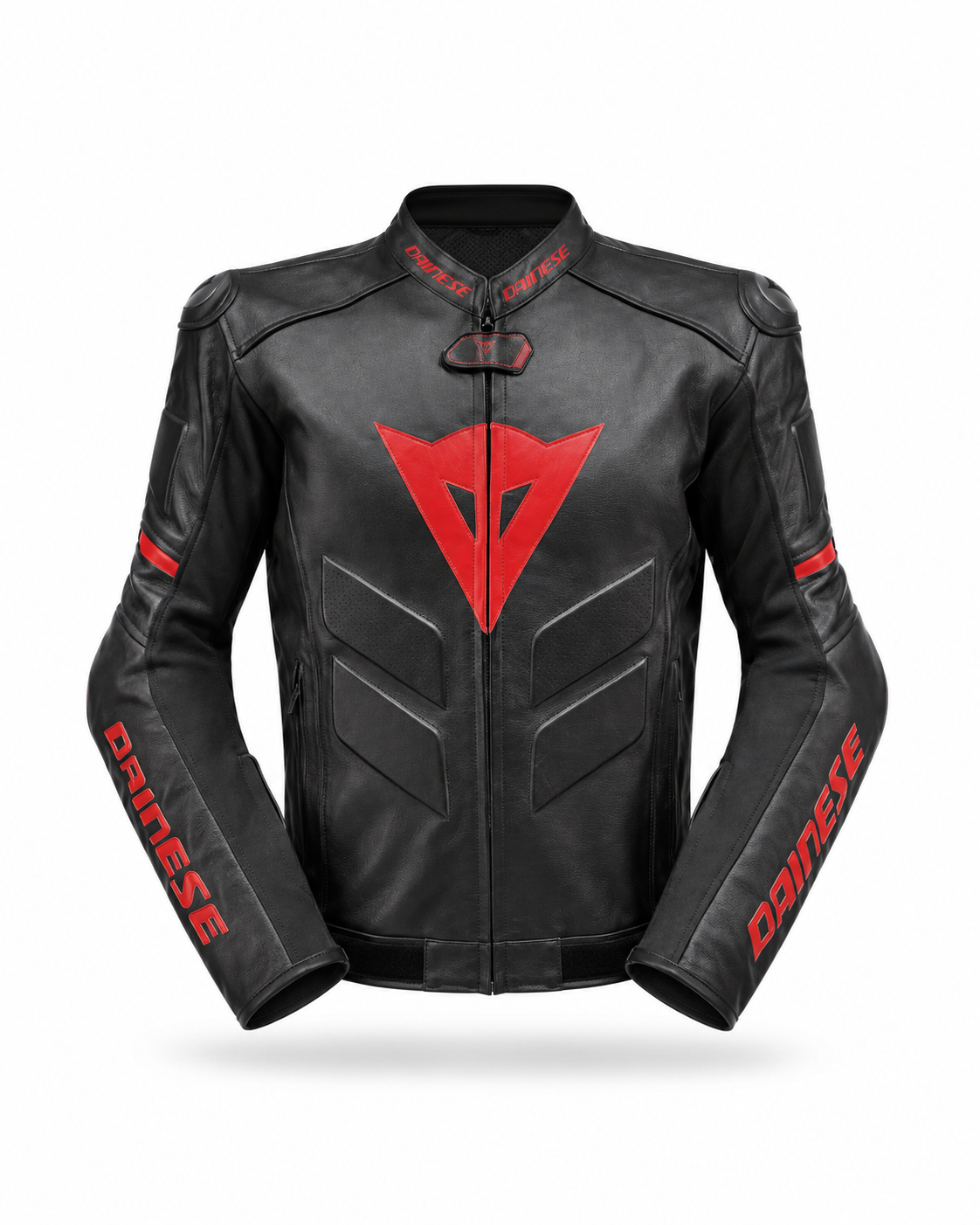 Dainese deri motosiklet montu - önden görünüm