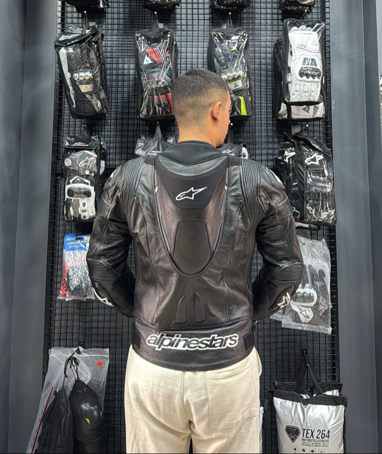 Alpinestars deri motosiklet montu - görsel 3