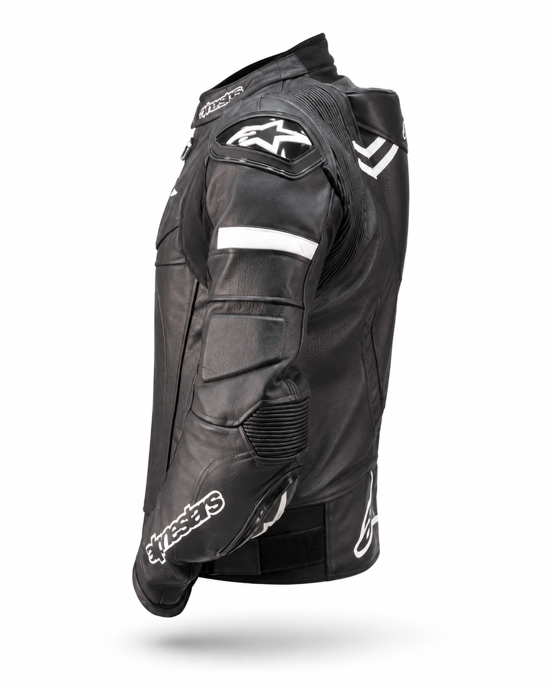 Alpinestars deri motosiklet montu - yan görünüm