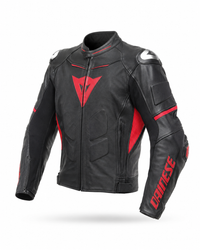 Dainese deri motosiklet montu - yan görünüm