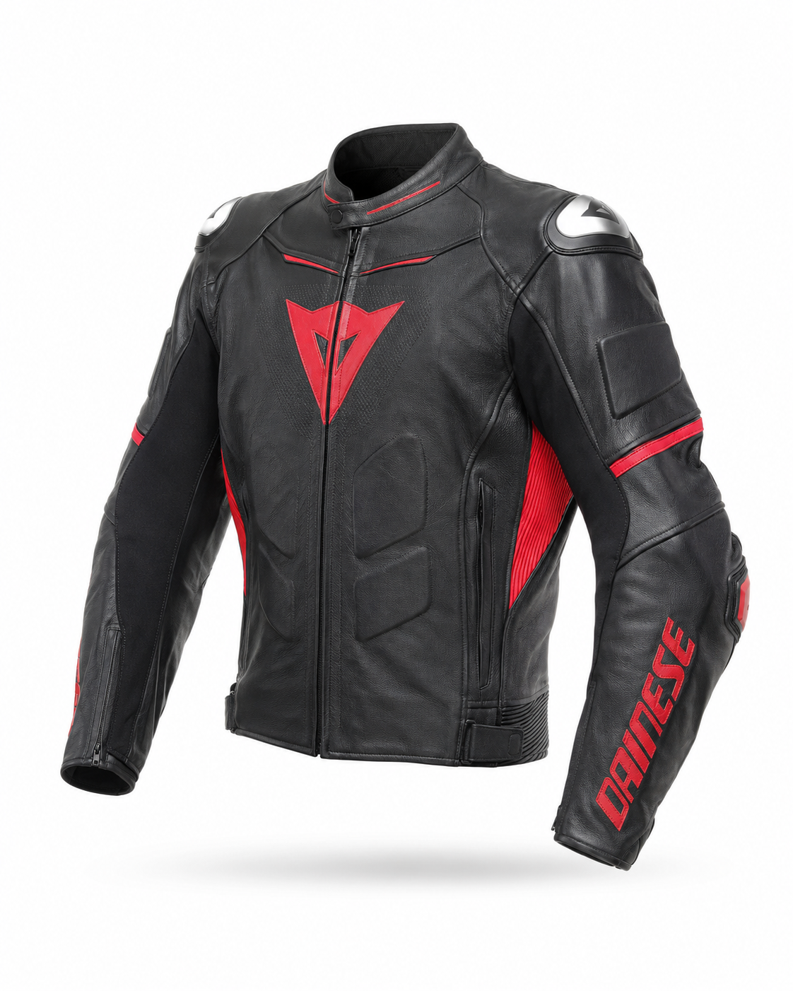 Dainese deri motosiklet montu - yan görünüm