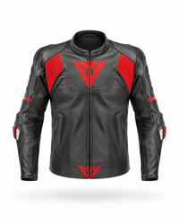 Dainese deri motosiklet montu - detay görünüm