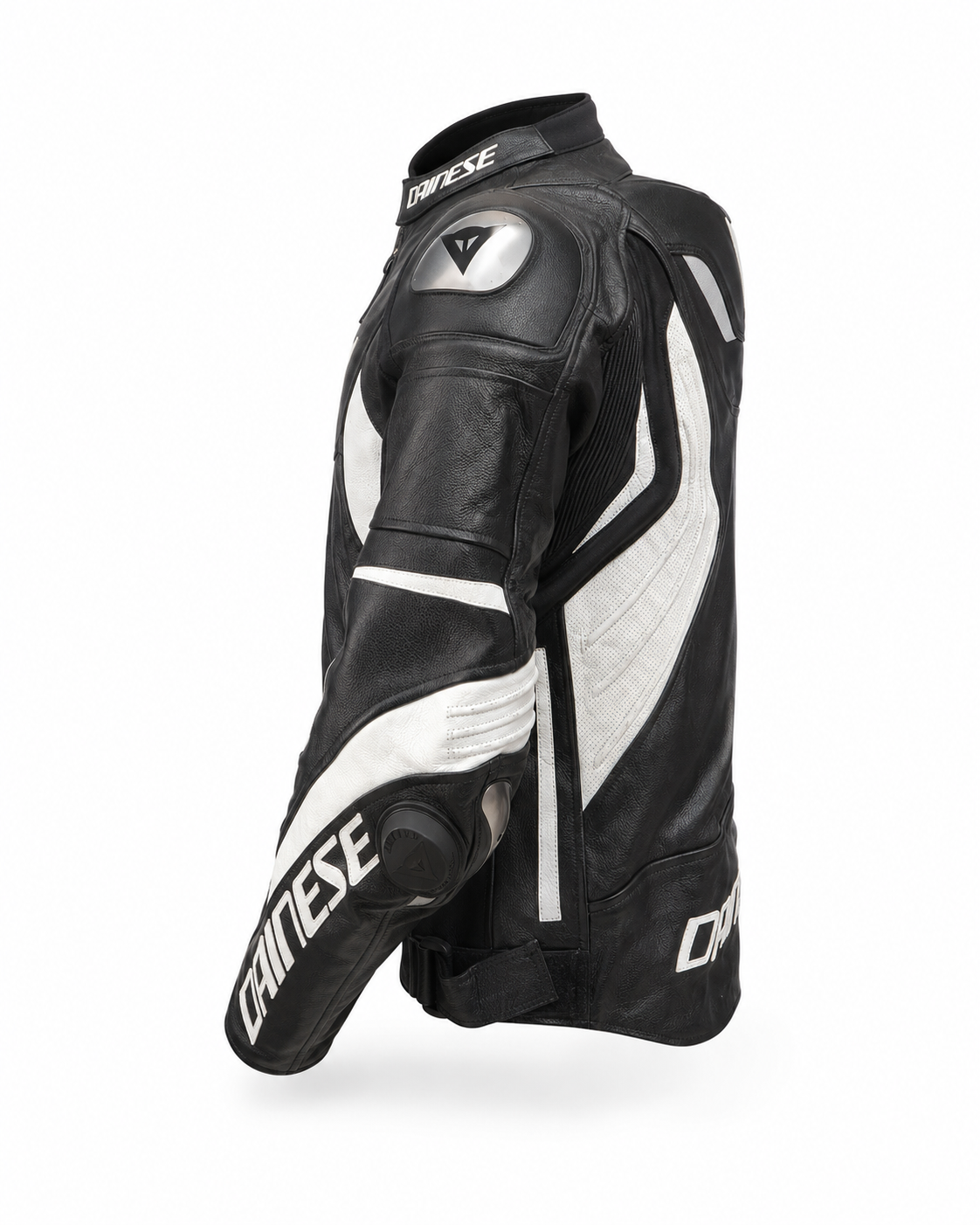 Dainese deri motosiklet montu - arkadan görünüm