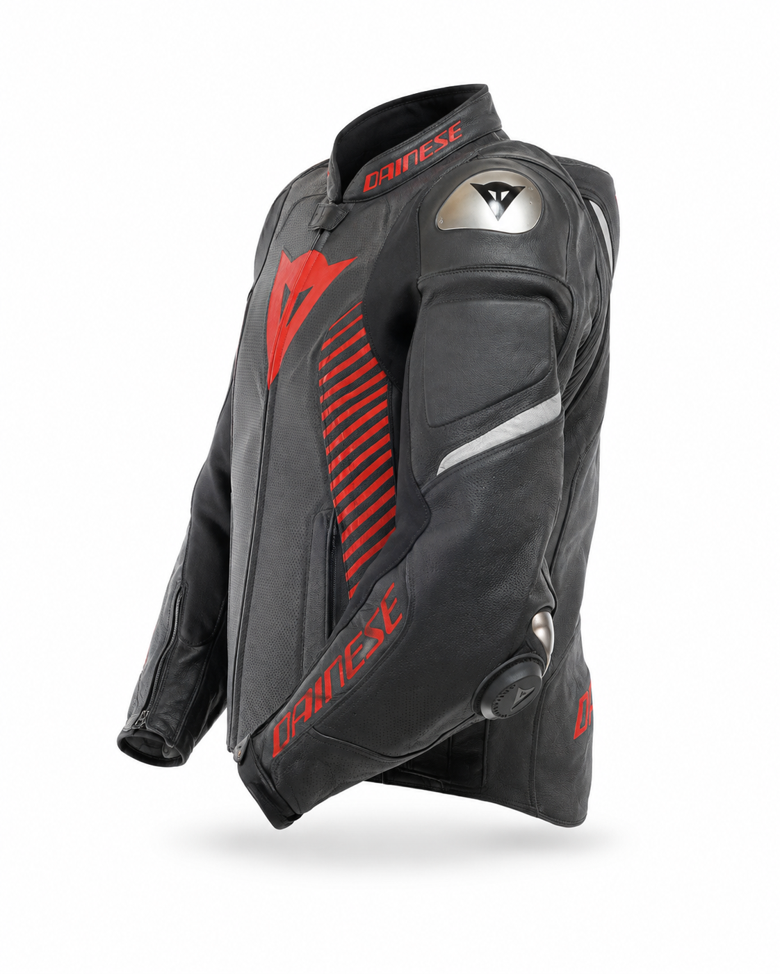 Dainese deri motosiklet montu - yan görünüm