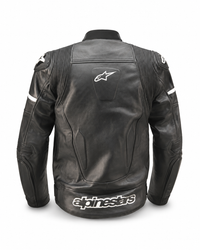 Alpinestars hörgüçsüz deri motosiklet montu - yandan görünüm